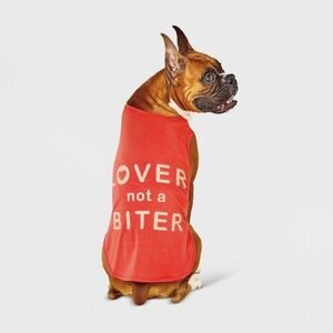 Graphic 'Lover Not a Biter' Dog Tank Top - XL - Boots &‎ Barkley